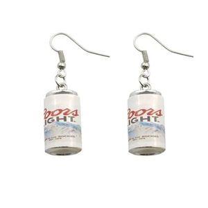 Coors Light Earrings, Novelty Earrings, Fun Earrings, Beer Earrings